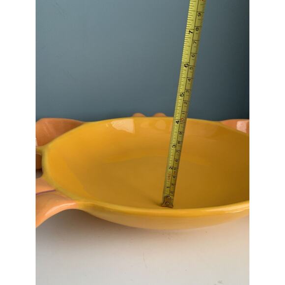 2005 Target Home Crab Large Serving Dish Vintage Platter Bowl Dip Orange Beach - Picture 13 of 16